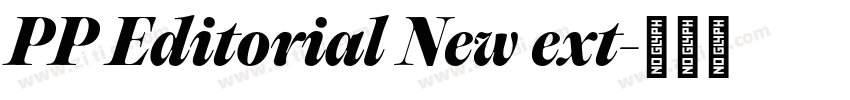 PP Editorial New ext字体转换